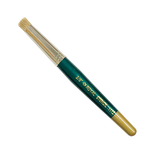 Royal Langnickel White Bristle Stencil Brush - Short 3/8"
